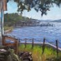 View From Genung's - Oil on wood 8 x 10 Copyright 2009 Tim Malles (640x513)